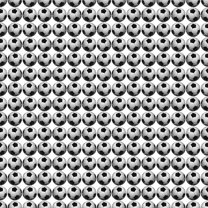Click to get the codes for this image. Seamless Soccer Balls, Sports Background Wallpaper Image or texture free for any profile, webpage, phone, or desktop