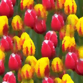 Click to get the codes for this image. Seamless Tulips Paining, Artistic, Flowers Background Wallpaper Image or texture free for any profile, webpage, phone, or desktop