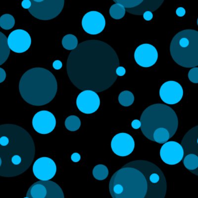 Click to get the codes for this image. Sky Blue On Black Random Circle Dots Seamless Background, Circles, Polka Dots, Blue Background Wallpaper Image or texture free for any profile, webpage, phone, or desktop