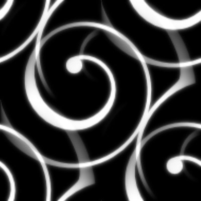Click to get the codes for this image. Spiral Squiggles On Black Seamless Wallpaper, Spirals, Black and White Background Wallpaper Image or texture free for any profile, webpage, phone, or desktop