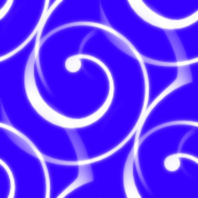 Click to get the codes for this image. Spiral Squiggles On Blue Seamless Wallpaper, Spirals, Blue Background Wallpaper Image or texture free for any profile, webpage, phone, or desktop