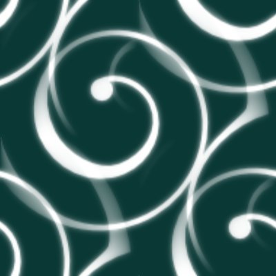 Click to get the codes for this image. Spiral Squiggles On Dark Teal Seamless Wallpaper, Spirals, Aqua Background Wallpaper Image or texture free for any profile, webpage, phone, or desktop