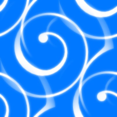 Click to get the codes for this image. Spiral Squiggles On Sky Blue Seamless Wallpaper, Spirals, Blue Background Wallpaper Image or texture free for any profile, webpage, phone, or desktop