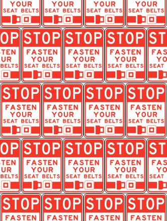 Click to get the codes for this image. Stop Fasten Your Seat Belts Sign Background, Street Signs, Red Background Wallpaper Image or texture free for any profile, webpage, phone, or desktop