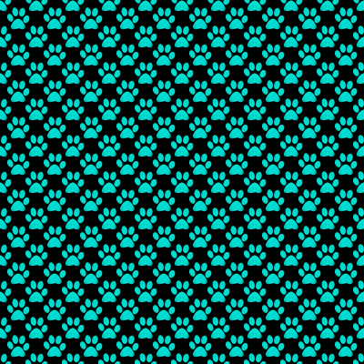 Click to get the codes for this image. Teal Seamless Paw Prints With Black Background Wallpaper, Paw Prints, Aqua Background Wallpaper Image or texture free for any profile, webpage, phone, or desktop