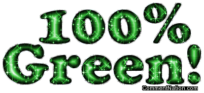 Click to get the codes for this image. 100 Percent Green Glitter Text, 100 Percent, Words Image Comment, Graphic or Meme for posting on FaceBook, Twitter or any blog!