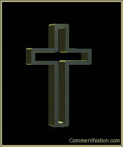 Click to get the codes for this image. This beautiful Christian graphic shows a golden 3 dimensional cross. The image is animated so the gold cross appears to rotate.