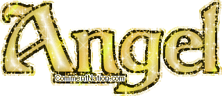 Click to get the codes for this image. Angel Glitter Text Gold, Angels Image Comment, Graphic or Meme for posting on FaceBook, Twitter or any blog!