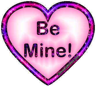 Click to get the codes for this image. Be Mine Pink Satin Heart, Newest Comments  Graphics, Valentines Day Image Comment, Graphic or Meme for posting on FaceBook, Twitter or any blog!