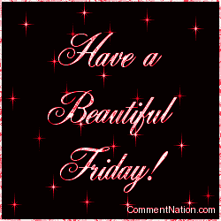Click to get the codes for this image. Have a Beautiful Friday Red Color Changing Stars, WeekDays Friday Image Comment, Graphic or Meme for posting on FaceBook, Twitter or any blog!