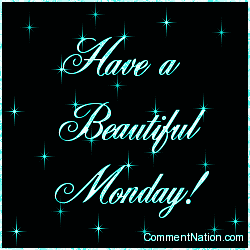 Click to get the codes for this image. Have a Beautiful Monday Aqua Stars, WeekDays Monday Image Comment, Graphic or Meme for posting on FaceBook, Twitter or any blog!