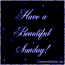 Click to get the codes for this image. Have a Beautiful Sunday Blue Stars, WeekDays Sunday Image Comment, Graphic or Meme for posting on FaceBook, Twitter or any blog!