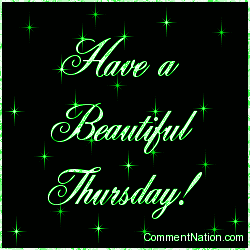 Click to get the codes for this image. Have a Beautiful Thursday Green Stars, WeekDays Thursday Image Comment, Graphic or Meme for posting on FaceBook, Twitter or any blog!