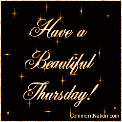 Click to get the codes for this image. Have a Beautiful Thursday Orange Stars, WeekDays Thursday Image Comment, Graphic or Meme for posting on FaceBook, Twitter or any blog!