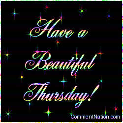 Click to get the codes for this image. Have a Beautiful Thursday Rainbow Stars, WeekDays Thursday Image Comment, Graphic or Meme for posting on FaceBook, Twitter or any blog!