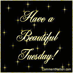 Click to get the codes for this image. Have a Beautiful Tuesday Yellow Stars, WeekDays Tuesday Image Comment, Graphic or Meme for posting on FaceBook, Twitter or any blog!