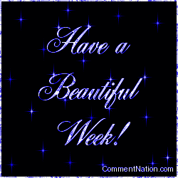 Click to get the codes for this image. Have a Beautiful Week Blue Stars, Have a Great Week Image Comment, Graphic or Meme for posting on FaceBook, Twitter or any blog!