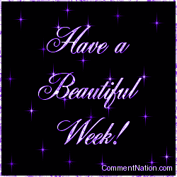 Click to get the codes for this image. Have a Beautiful Week Purple Stars, Have a Great Week Image Comment, Graphic or Meme for posting on FaceBook, Twitter or any blog!