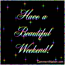 Click to get the codes for this image. Have a Beautiful Weekend Rainbow Stars, Have a Great Weekend Image Comment, Graphic or Meme for posting on FaceBook, Twitter or any blog!