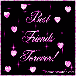 Click to get the codes for this image. Best Friends Forever Pink Stars, Friends Forever Image Comment, Graphic or Meme for posting on FaceBook, Twitter or any blog!