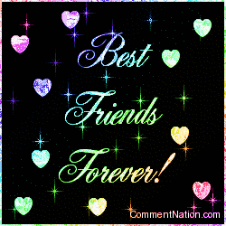 Click to get the codes for this image. Best Friends Forever Rainbow Stars, Friends Forever Image Comment, Graphic or Meme for posting on FaceBook, Twitter or any blog!