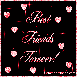 Click to get the codes for this image. Best Friends Forever Red Stars, Friends Forever Image Comment, Graphic or Meme for posting on FaceBook, Twitter or any blog!
