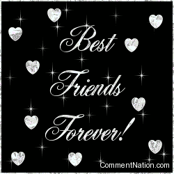 Click to get the codes for this image. Best Friends Forever Silver Stars, Friends Forever Image Comment, Graphic or Meme for posting on FaceBook, Twitter or any blog!