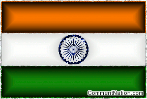 Click to get the codes for this image. Glitter graphic of the Indian Flag