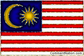 Click to get the codes for this image. Glitter graphic of the Malaysian Flag
