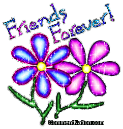 Click to get the codes for this image. Friends Forever Glitter Flowers, Friends Forever Image Comment, Graphic or Meme for posting on FaceBook, Twitter or any blog!