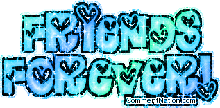 Click to get the codes for this image. Friends Forever Ocean Hearts Glitter Text, Friends Forever, Words Image Comment, Graphic or Meme for posting on FaceBook, Twitter or any blog!
