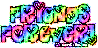 Click to get the codes for this image. Friends Forever Rainbow Hearts Glitter Text, Friends Forever Image Comment, Graphic or Meme for posting on FaceBook, Twitter or any blog!