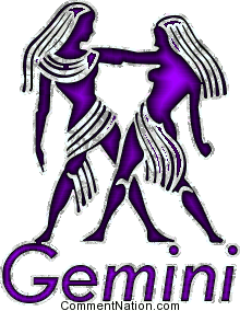 Click to get the codes for this image. Gemini Astrology Sign Purple Glitter, Astrology Signs Image Comment, Graphic or Meme for posting on FaceBook, Twitter or any blog!