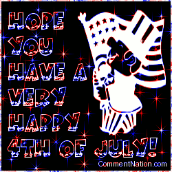Click to get the codes for this image. Happy 4th Of July Stars, Newest Comments  Graphics, Fourth of July Image Comment, Graphic or Meme for posting on FaceBook, Twitter or any blog!
