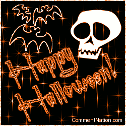 Click to get the codes for this image. Happy Halloween Stars, Newest Comments  Graphics, Halloween Image Comment, Graphic or Meme for posting on FaceBook, Twitter or any blog!