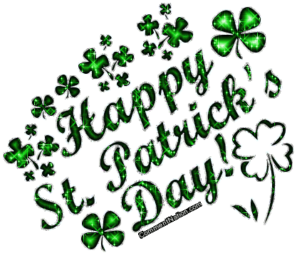 Click to get the codes for this image. Happy St. Patty's Day With Shamrocks, Newest Comments  Graphics, Saint Patricks Day Image Comment, Graphic or Meme for posting on FaceBook, Twitter or any blog!