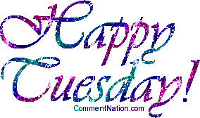 Click to get the codes for this image. Happy Tuesday Pink And Blue Glitter Script, WeekDays Tuesday Image Comment, Graphic or Meme for posting on FaceBook, Twitter or any blog!