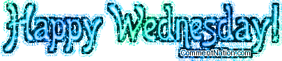 Click to get the codes for this image. Happy Wednesday Ocean Green Glitter Text, WeekDays Wednesday Image Comment, Graphic or Meme for posting on FaceBook, Twitter or any blog!