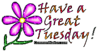 Click to get the codes for this image. Have A Great Tuesday Glitter Flower, WeekDays Tuesday Image Comment, Graphic or Meme for posting on FaceBook, Twitter or any blog!