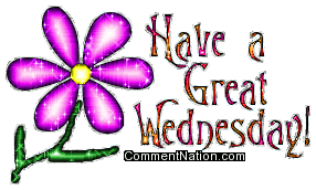 Click to get the codes for this image. Have A Great Wednesday Glitter Flower, WeekDays Wednesday Image Comment, Graphic or Meme for posting on FaceBook, Twitter or any blog!