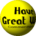 Click to get the codes for this image. This cute animated yellow smiley face graphic spins around. On one side is a smile on the other side is the comment: "Have a Great Week!"
