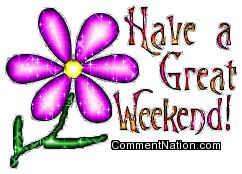 Click to get the codes for this image. Have A Great Weekend Glitter Flower, Have a Great Weekend Image Comment, Graphic or Meme for posting on FaceBook, Twitter or any blog!