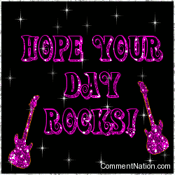 Click to get the codes for this image. Hope Your Day Rocks Stars, Have a Great Day Image Comment, Graphic or Meme for posting on FaceBook, Twitter or any blog!