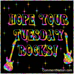 Click to get the codes for this image. Hope Your Tuesday Rocks Colorful Stars, WeekDays Tuesday Image Comment, Graphic or Meme for posting on FaceBook, Twitter or any blog!