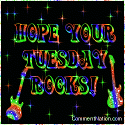 Click to get the codes for this image. Hope Your Tuesday Rocks Rainbow Stars, WeekDays Tuesday Image Comment, Graphic or Meme for posting on FaceBook, Twitter or any blog!
