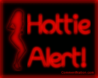 Click to get the codes for this image. This graphic features a sexy red silhouette with the comment: Hottie Alert!