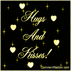Click to get the codes for this image. Hugs And Kisses, Hugs  Kisses Image Comment, Graphic or Meme for posting on FaceBook, Twitter or any blog!