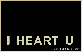 Click to get the codes for this image. An anagram is a word or phrase that, when its letters are rearranged, spell another word of phrase. This clever anagram spells "I Heart U" and "A True Hi"