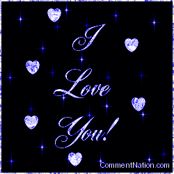 Click to get the codes for this image. I Love You Blue Stars, I Love You Image Comment, Graphic or Meme for posting on FaceBook, Twitter or any blog!