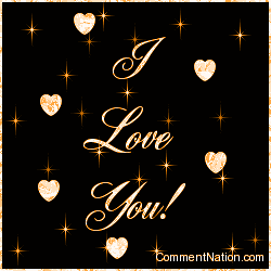 Click to get the codes for this image. I Love You Orange Stars, I Love You Image Comment, Graphic or Meme for posting on FaceBook, Twitter or any blog!